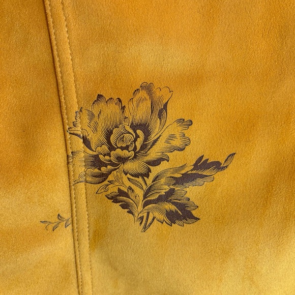 DESIGUAL Sz 38 Jacket Moto Style Floral Pattern Quilted Shoulders Unique Lining - Picture 11 of 16